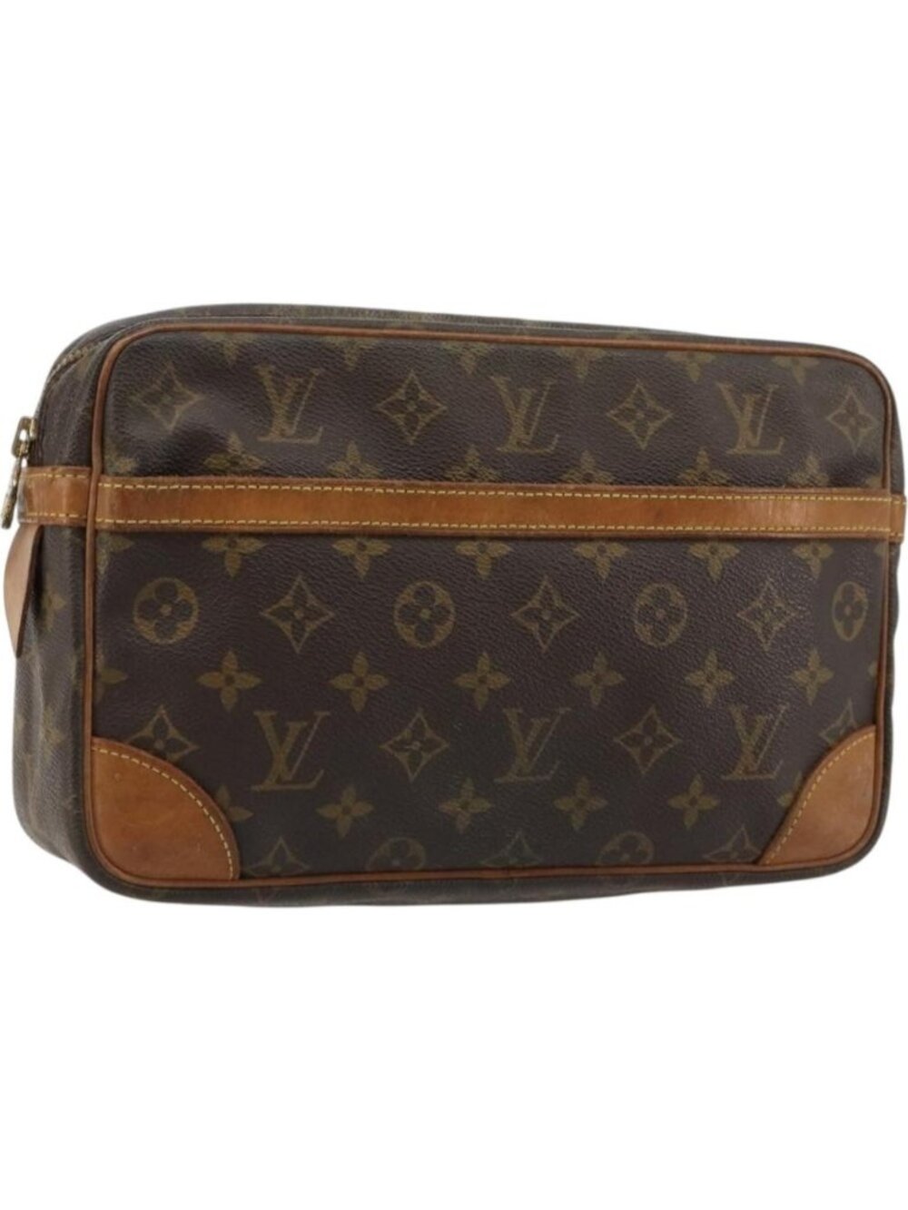 LOUIS VUITTON Monogram Compiegne 28 Clutch Bag M51845